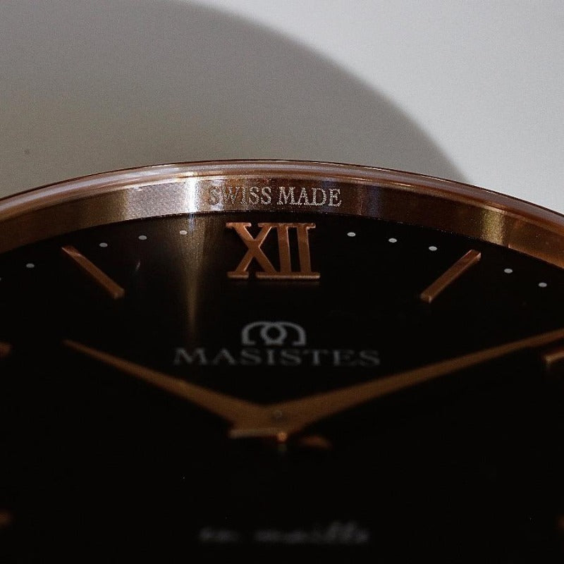 Classic En-Maille | ROSE GOLD / BROWN LEATHER / 36MM | Women's Watch