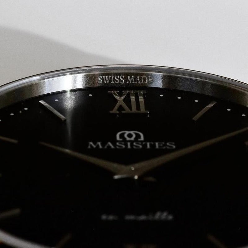 Classic En-Maille | BLACK / SILVER  / LEATHER / 36MM | Women's Watch