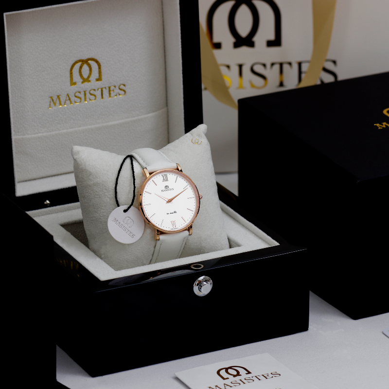 Classic En-Maille | ROSE GOLD / LEATHER / 36MM | Women's Watch