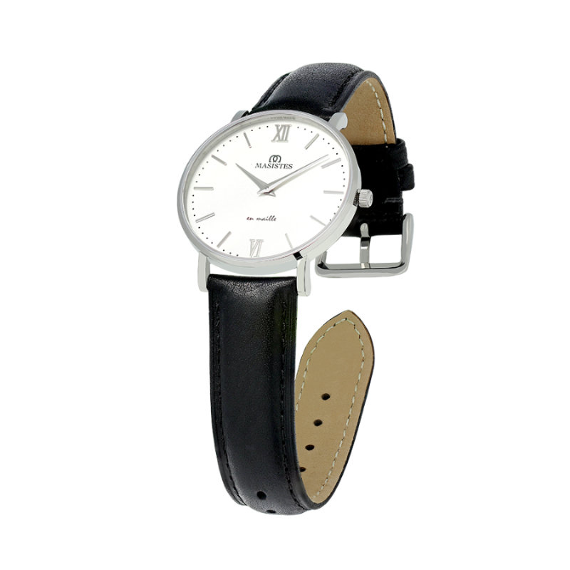 En Maille | men's watches | 36MM | STEEL-LEATHER-Men - MASISTES