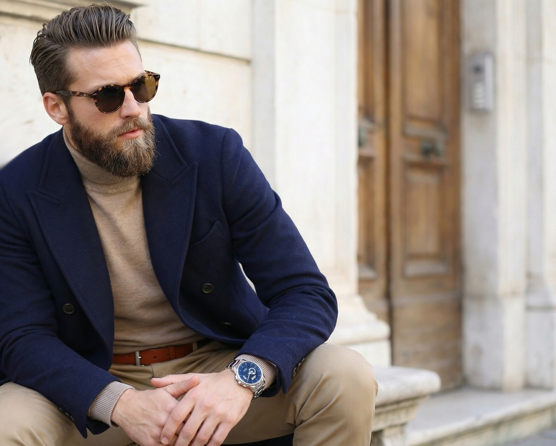 Automatic Men's Watch | DATE-MASTER 42mm  | Japanese movement |  Sapphire Crystal  |  Waterproof