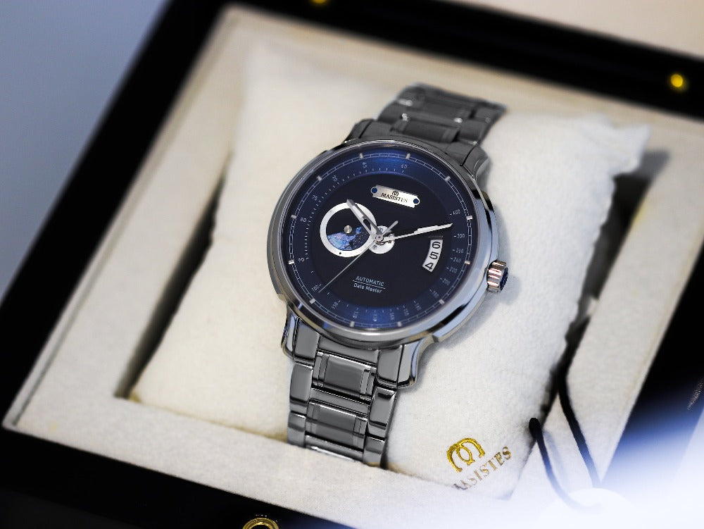 Best Automatic Men's Watch | DATE-MASTER 42mm Silver blue dial German