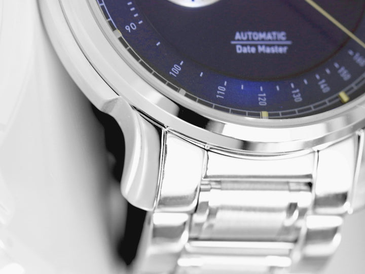 Best Automatic Men's Watch | DATE-MASTER 42mm Silver blue dial German