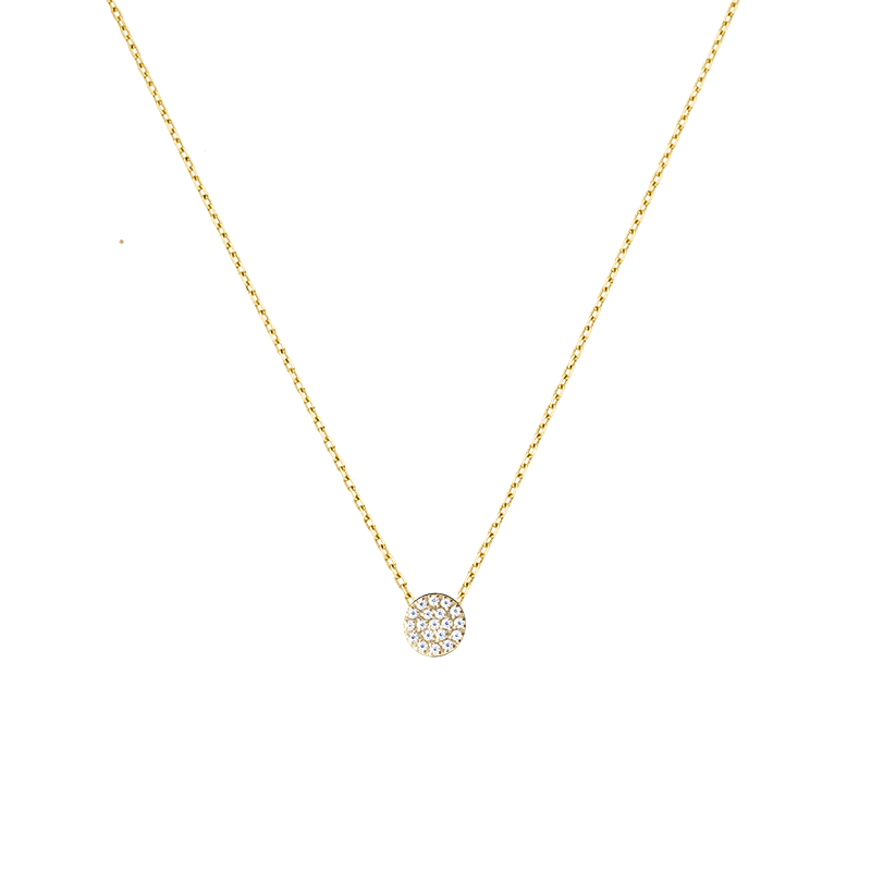 NECKLACE |  JEWELRY:18K GOLD PLATED | CIRCLE NECKLACE | MASISTES