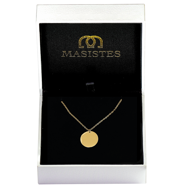 CIRCLE NECKLACE |  JEWELRY:18K GOLD PLATED | CIRCLE NECKLACE | MASISTES