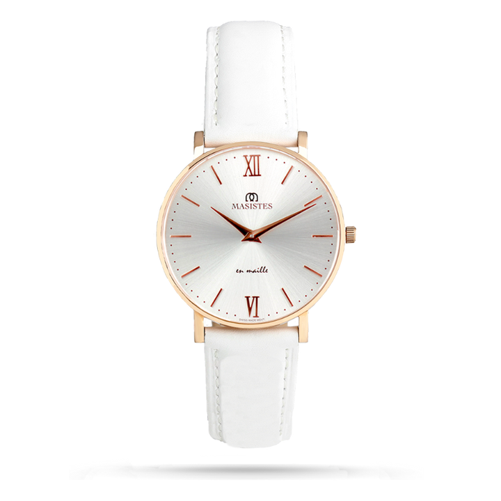 Classic En-Maille | ROSE GOLD / LEATHER / 36MM | Women's Watch