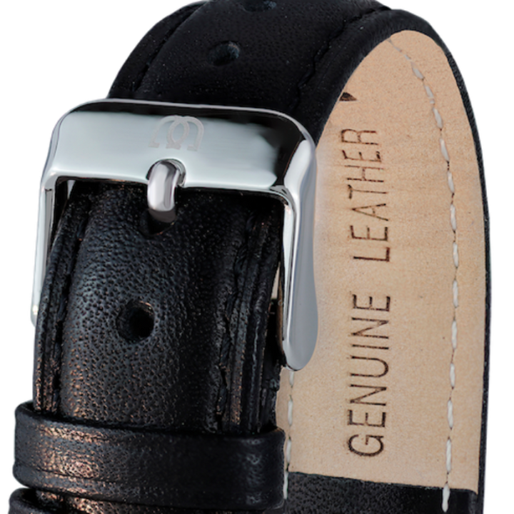 Classic En-Maille | BLACK / SILVER  / LEATHER / 36MM | Women's Watch