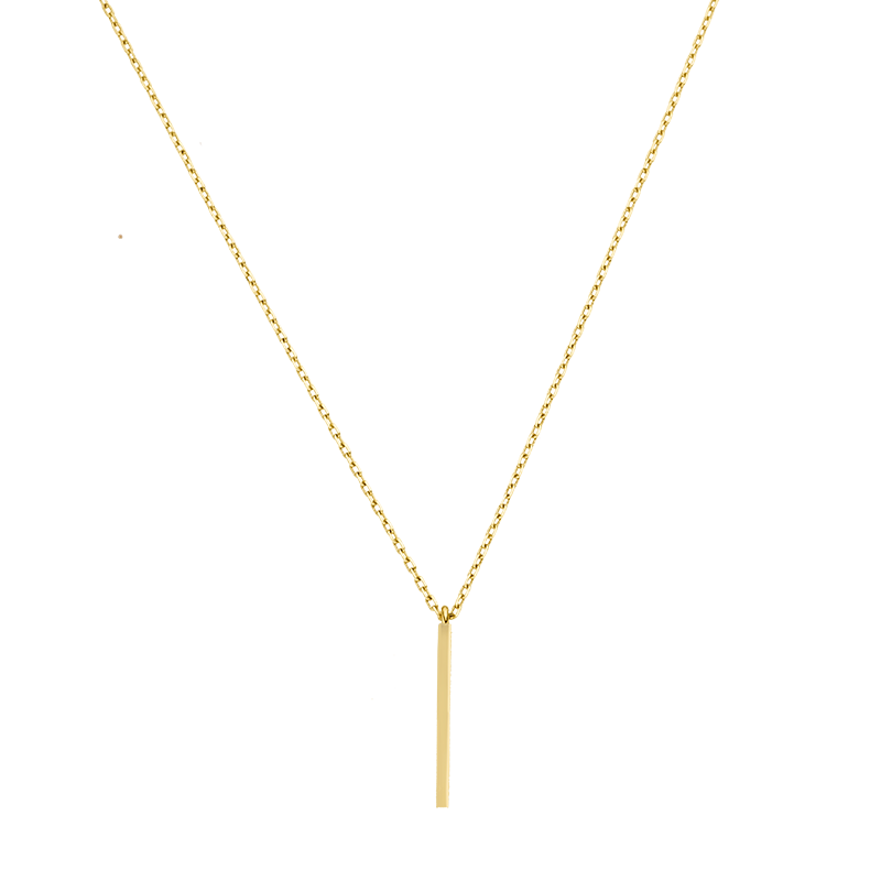 Jewelry | LINE COLLECTION |  JEWELRY:18K GOLD PLATED | LINE NECKLACE 