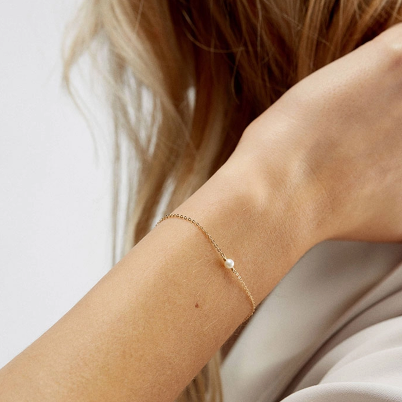 PEARL BRACELET |  JEWELRY:18K GOLD PLATED | PEARL BRACELET | MASISTES