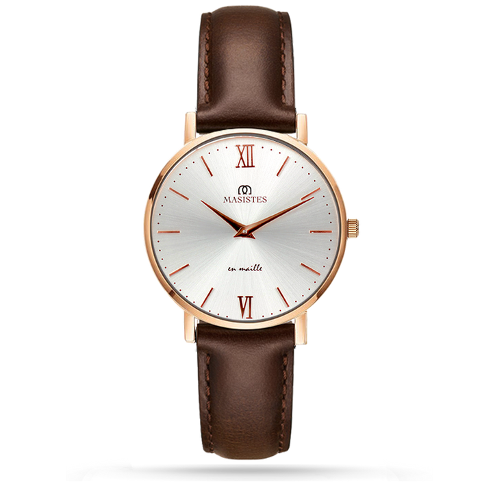 Classic En-Maille | ROSE GOLD / LEATHER / 36MM | Women's Watch